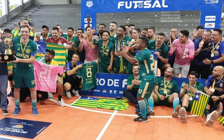 Com goleada de 5 a 2, Atlético Piauí é campeão do 2º Campeonato Brasileiro de Futsal, em Arapiraca