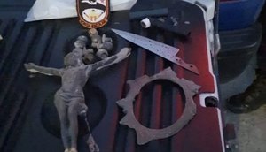 Suspeito de furtar objetos em cemitério é preso no município de Nossa Senhora do Socorro / Foto: Foto: GMS/Socorro