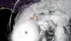 furacao-ian-28092022092805792 / Foto: HANDOUT / NOAA/GOES / AFP