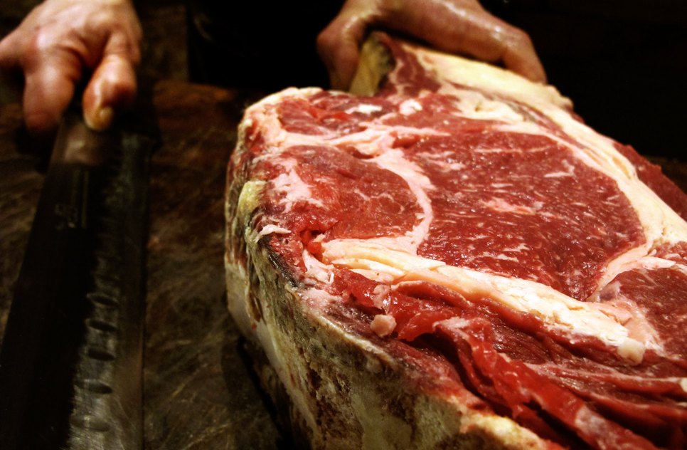 manuseio de carne