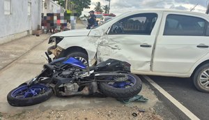 acdente moto / Foto: Foto: BPRv/SE