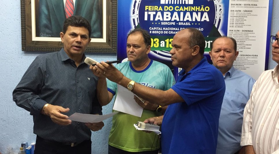 prefeito anuncia programação festa do caminhoneiro 