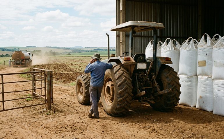Conflito no Oriente Médio eleva pressão sobre diesel e fertilizantes no campo