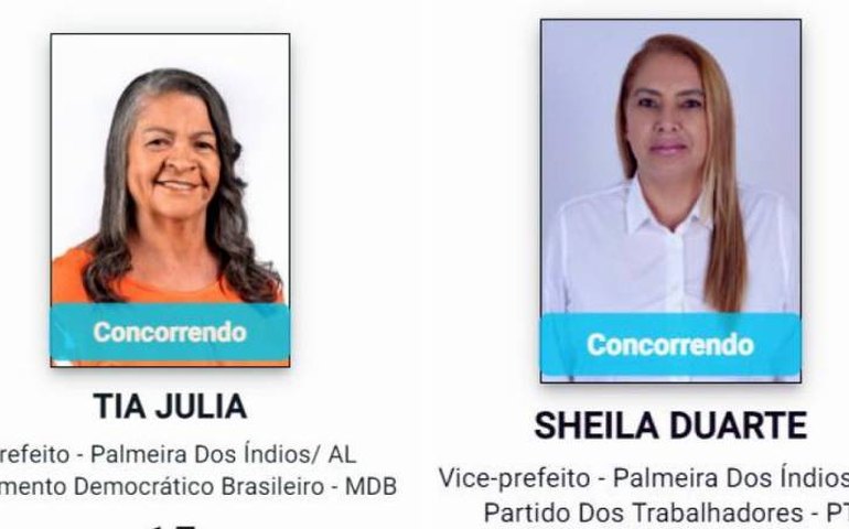 Dados do DivulgaCand revelam detalhes e relação de bens da candidatura de Luisa Julia Duarte e Sheila Duarte