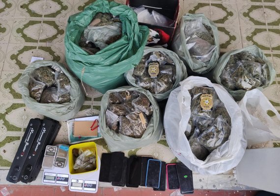 Polícia Civil faz prisão por tráfico de drogas e Apreende 14Kg de maconha.