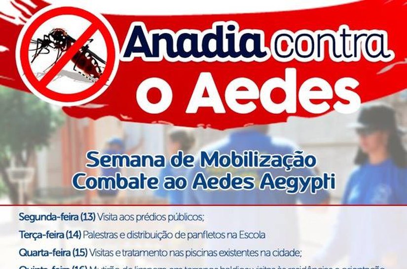 Saúde de Anadia realiza mobilização em combate ao Aedes aegypti