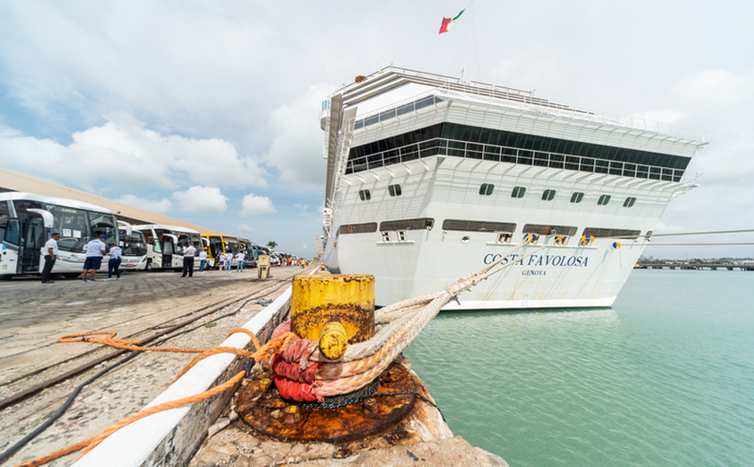 Turismo: Alagoas terá 23 navios na temporada de cruzeiros 2021/2022
