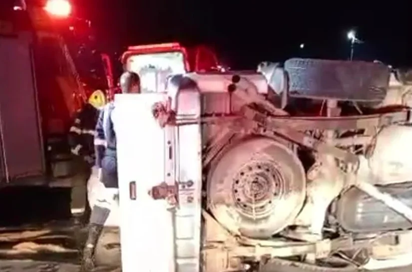 Cinco pessoas ficam feridas após acidente em Arapiraca