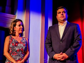 Primeira Dama de Maceió , Tatiana Palmeira e o Vice-Prefeito Marcelo Palmeira recepcionaram as homenageadas
