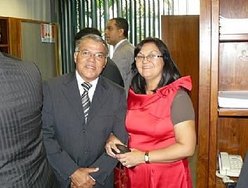 Pastor Erivaldo Teixeira e sua esposa Léa Teixeira
