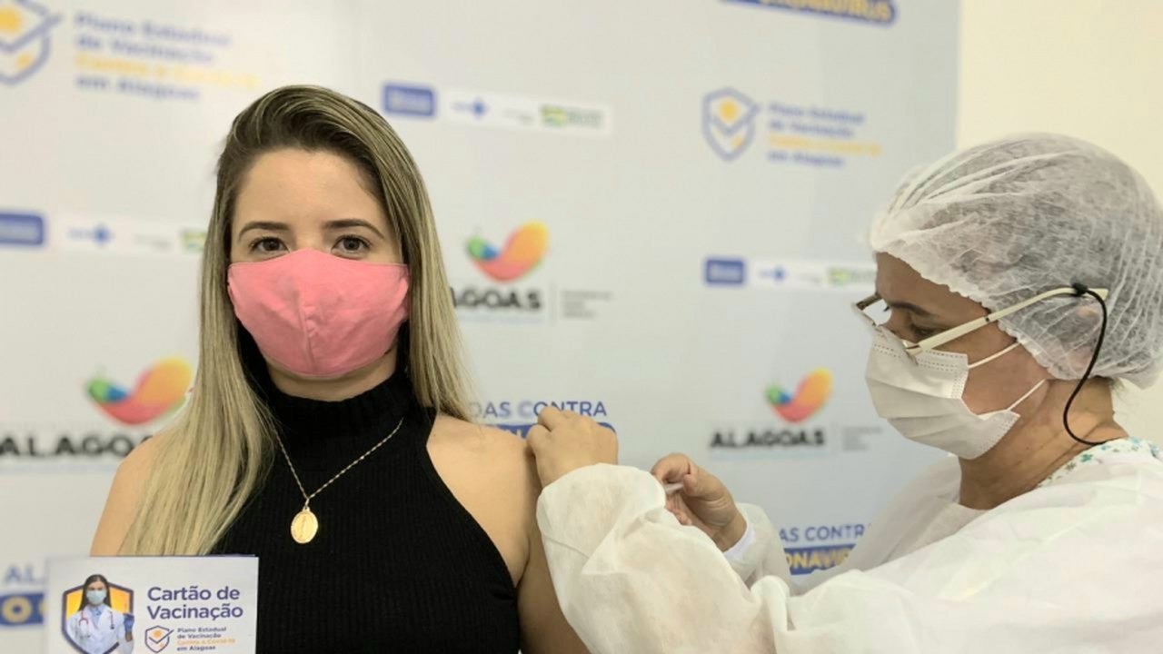 Alagoas ultrapassa 1 milhão de pessoas vacinadas com a primeira dose contra a Covid-19