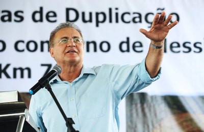 Na inauguração do trecho duplicado da BR-101 Renan diz que Alagoas enfrenta a crise com ousadia