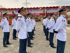 Turma Pioneiros conclui Curso de Formação de Oficiais do CBMAL em solenidade militar