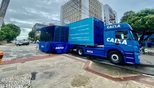 Caixa oferta serviço para regularização de dívidas em unidade móvel de Aracaju / Foto: Foto: Ascom/Caixa