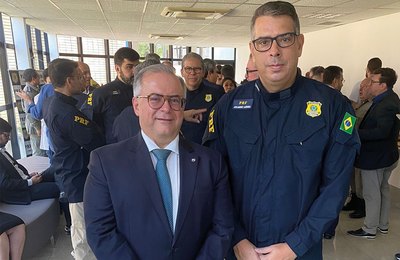 Desembargador Fábio Ferrario prestigia posse do novo superintendente da PRF/AL