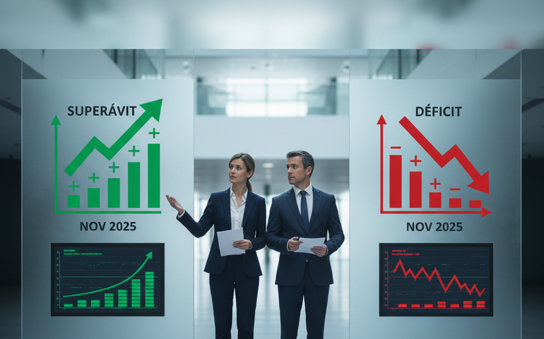 Tesouro Nacional tem superávit de R$ 1,1 bilhão em novembro; RLA atinge 4,63%