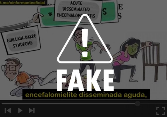 FAKE NEWS: vídeo estrangeiro propaga informações falsas sobre as vacinas