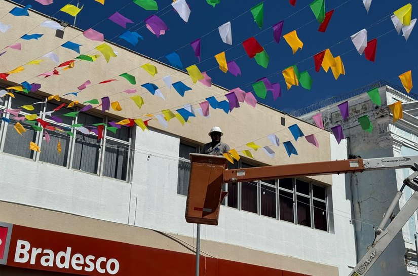 Segurança Cidadã reforça proteção das instalações elétricas e decoração junina no Jaraguá