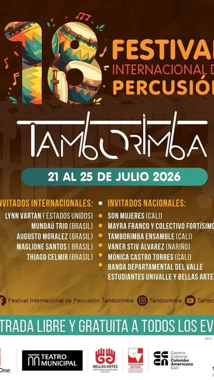 Professor da Ufal e Mundaú Trio participam do Festival Tamborimba na Colômbia