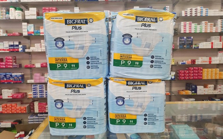 Fraldas geriátricas estão dispiníveis para usuários 60+ e PcD gratuitamente