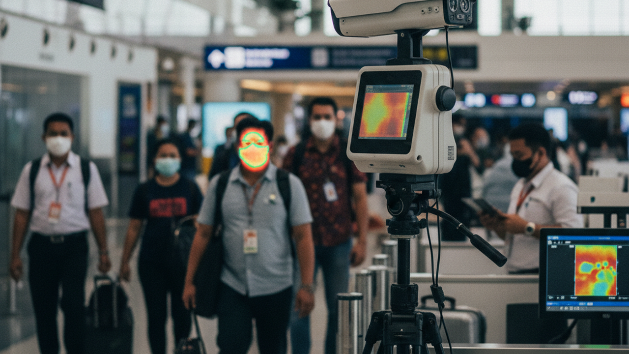 Vírus Nipah: Indonésia instala câmeras térmicas em aeroportos; veja outros países que já tomaram medidas de segurança