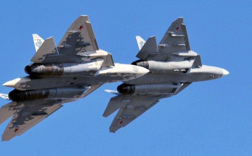 Rostec: caça russo Su-57 comprova sua eficácia em condições de operação de sistema antiaéreo Patriot