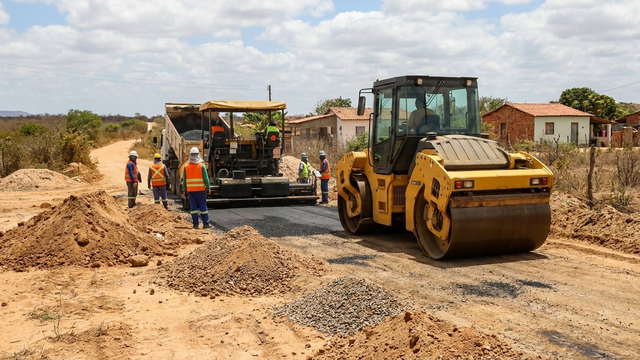 Traipu contrata R$ 3,53 milhões para pavimentar vias em quatro povoados