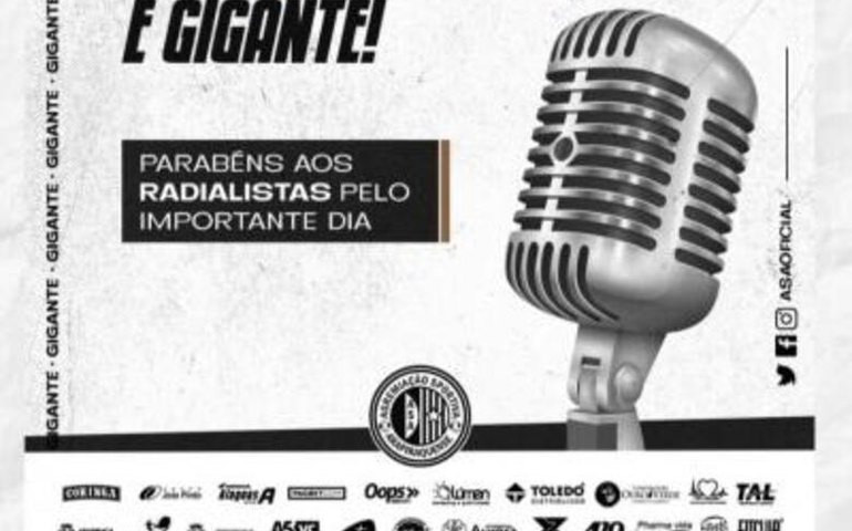 ASA parabeniza radialistas neste dia 7