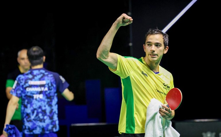 Hugo Calderano quer vaga na semifinal em Foz do Iguaçu