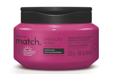 Match, marca especialista em cabelos do Boticário, promove descontos de até 40% em todas as linhas