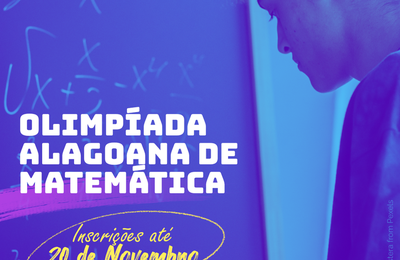 Olimpíada Alagoana de Matemática inscreve até 20 de novembro