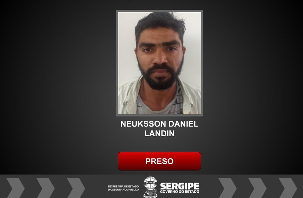 preso / Foto: SSP/ Sergipe