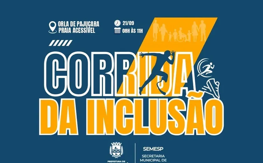 Corrida da Inclusão acontece neste sábado na Pajuçara