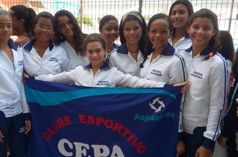 Nado sincronizado do Cepa representa AL no Campeonato Brasileiro