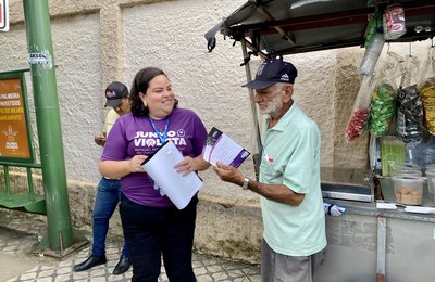Ações de conscientização sobre à violência contra a pessoa idosa mobilizam população em Palmeira