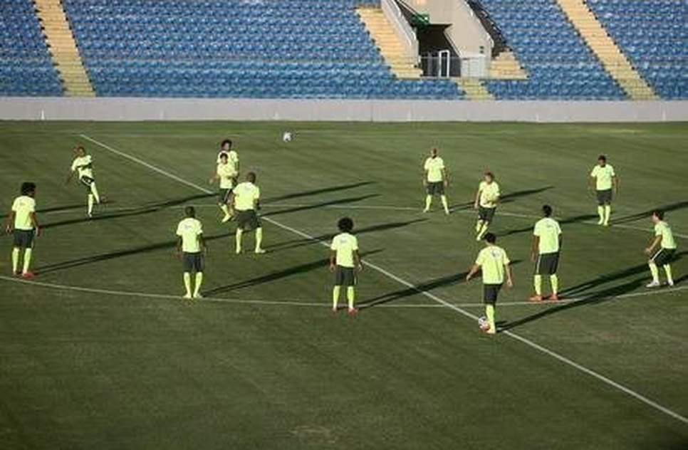 Seleção fez treino leve no Castelão na última quinta-feira (4) Adalberto Marques/Gazeta Press