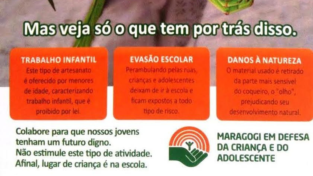 Maragogi comemora resultado positivo da campanha contra o trabalho infantil