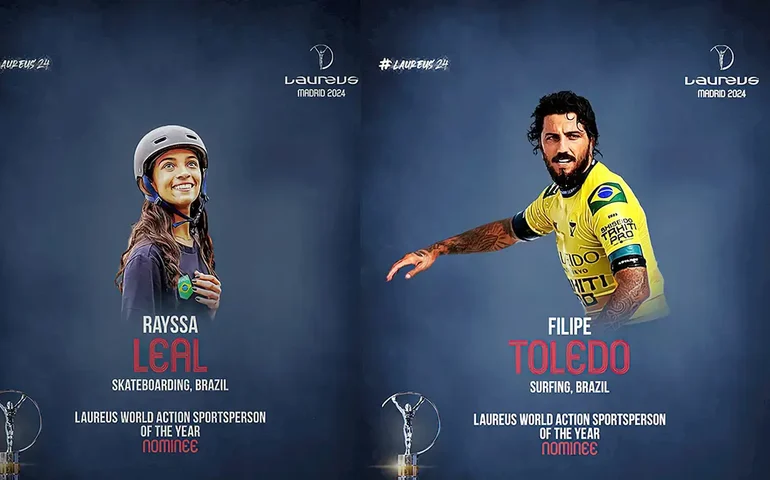 Rayssa e Filipinho são indicados ao Laureus, maior prêmio do Esporte