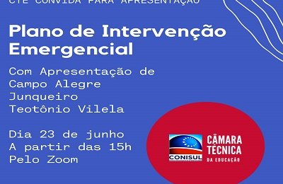 Conisul apresenta Plano de Intervenção Emergencial em Junqueiro, Teotônio Vilela e Campo Alegre