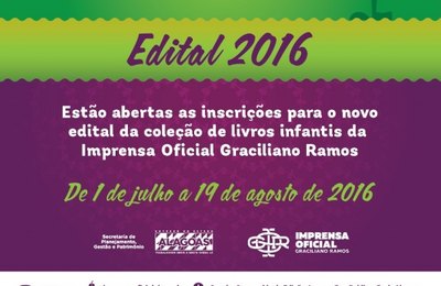 Imprensa Oficial Graciliano Ramos lança edital da coleção Coco de Roda