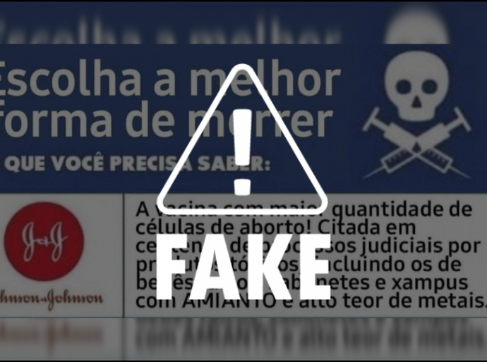 É falsa a afirmação de que vacina teria células de aborto ou produtos tóxicos