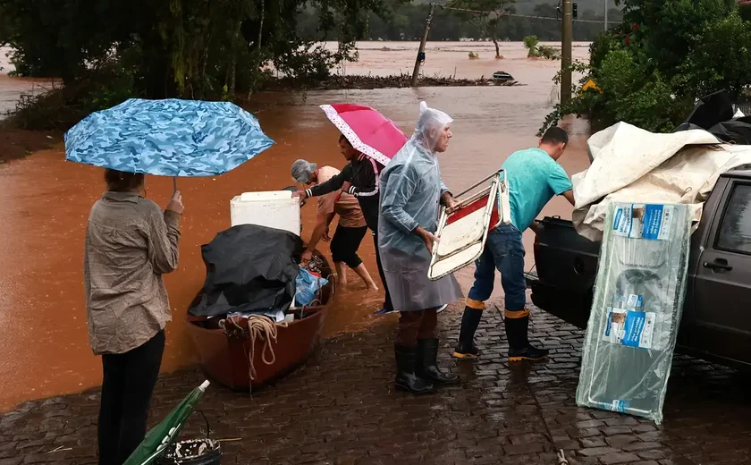 Chuva no Rio Grande do Sul afeta cerca de 400 mil pessoas