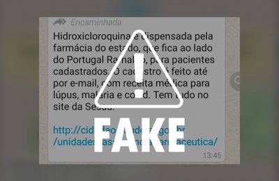 É falso que Farmex distribui hidroxicloroquina para tratamento da Covid-19