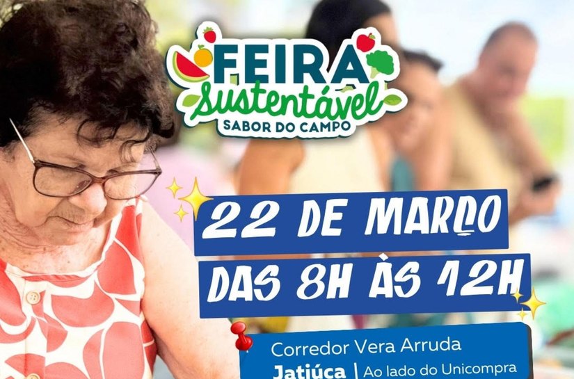 Feira Sustentável Sabor do Campo celebra Semana da Água com agricultura familiar e educação ambiental neste domingo