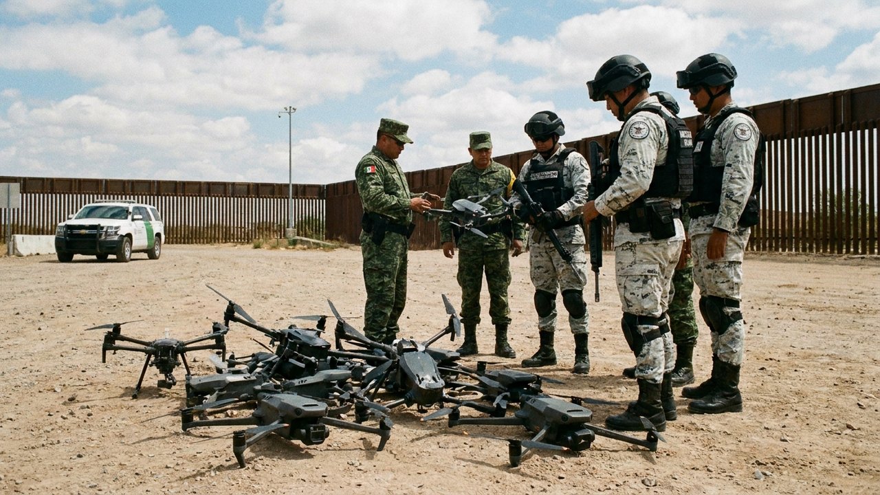 México anuncia derrubada de drones na fronteira com os EUA