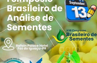 Simpósio brasileiro vai reunir as mais recentes inovações e práticas na análise de sementes