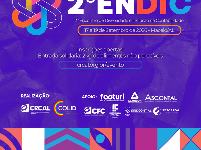 CRCAL realiza 2º ENDIC e coloca Alagoas no centro do debate nacional sobre diversidade e inclusão na Contabilidade