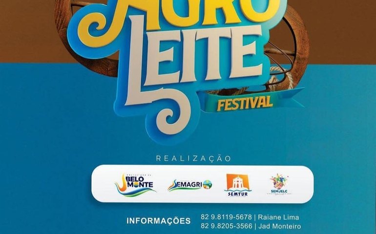 Semagri divulga programação oficial da segunda edição do Agro Leite Festival de Belo Monte