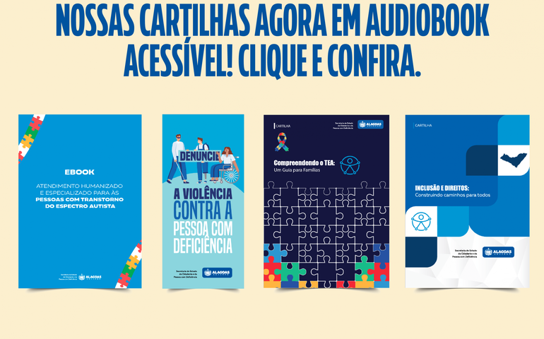 Cartilhas em audiobook da Secdef ampliam acesso à informação para pessoas com deficiência