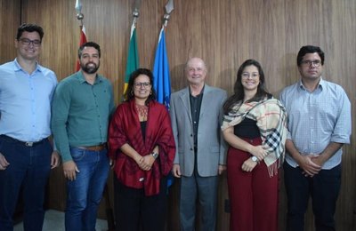Presidente do Tribunal de Contas de Alagoas recebe secretária de Estado da Fazenda